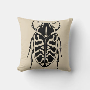 Fun Happy Halloween Käfer Insekt Kissen