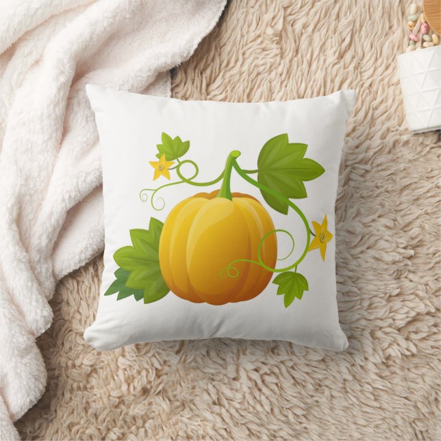 Fun Happy Halloween Pumpkin Crow Kissen (Decke)