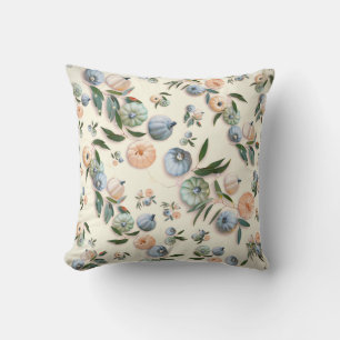 Fun Happy Halloween Pumpkins Muster Hintergrund Kissen