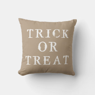 Fun Happy Halloween Trick oder Treat Kissen
