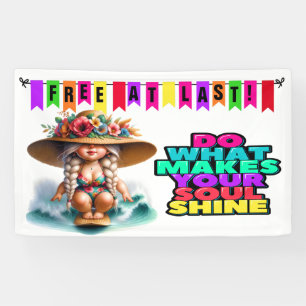 FUN HAPPY RETIREMENT BANNER
