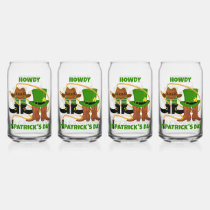 Fun Happy St Patricks Day HOWDY Cowboy Dosenglas