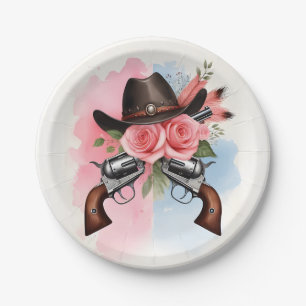 Fun Hat Farm Film USA Cowboy Gender Reveal Pappteller