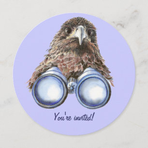 Fun Hawk Bird zusehen Geburtstag Einladung