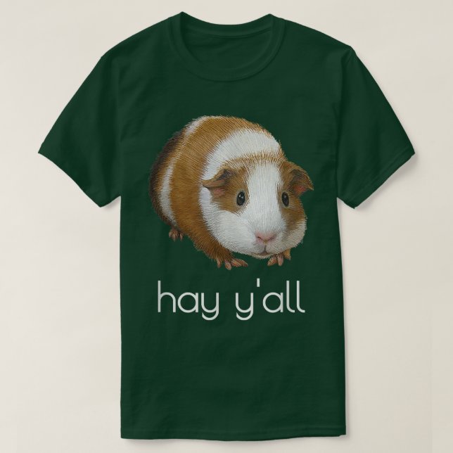 FUN HAY'ALL SUMMERTIME GUINEA SCHWEIN T SHIRT (Design vorne)