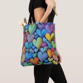 Fun Heart Pattern Blue Mix
