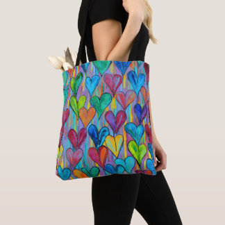Fun Heart Pattern Blue Mix