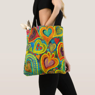 Fun Heart Pattern Yellow Mix