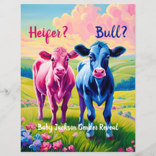 Fun Heifer oder Bull Gender Revead