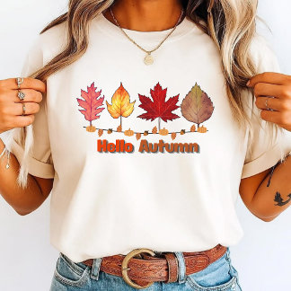Fun "Hello Autumn" Sweater Sweatshirt