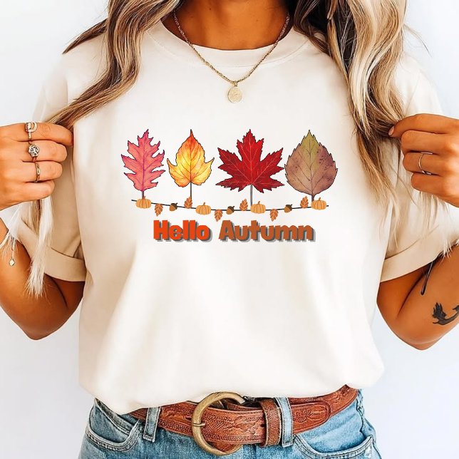 Fun "Hello Autumn" Sweater  Sweatshirt (Von Creator hochgeladen)