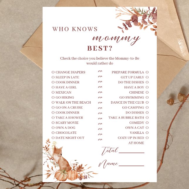 Fun Herbst Terracotta Fox Pumpkin, die Mama kennt (Von Creator hochgeladen)