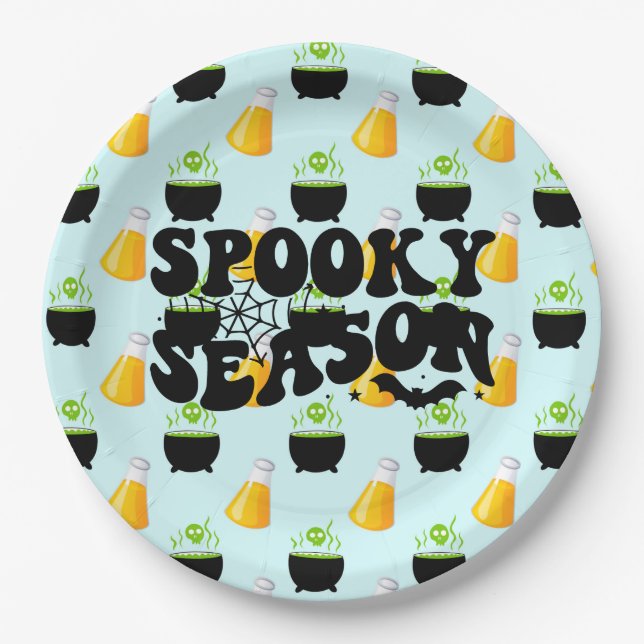 Fun Hexen Brew Halloween-Party Paper Teller (Vorderseite)