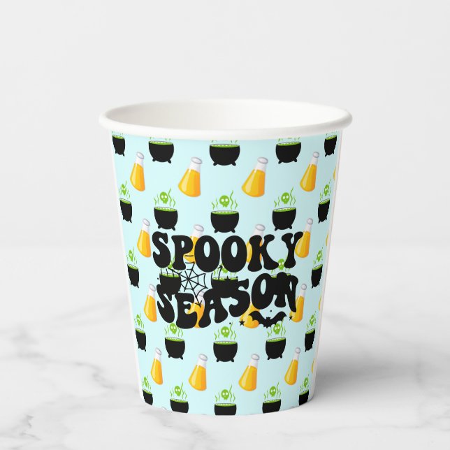 Fun Hexen Brew Halloween-Party Paper Teller Pappbecher (Rückseite)