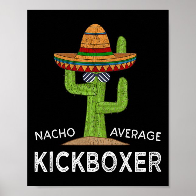 Fun Hilarious Kickboxer Meme Funny Kickboxing  Poster (Vorne)