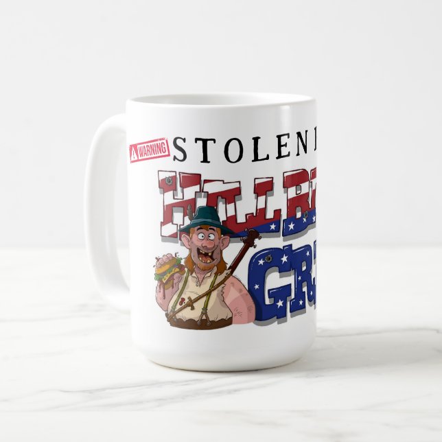 Fun HillBilly Grill Dänemark Kaffee Tasse! Kaffeetasse (Vorderseite Links)