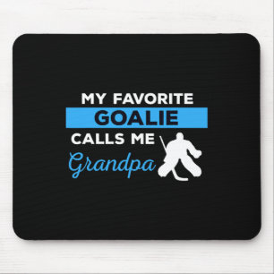 Fun Hockey Opa Goalie Player Sportgeschenk Mousepad