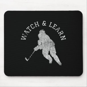 Fun Hockey Player Expertise Bragging Mousepad