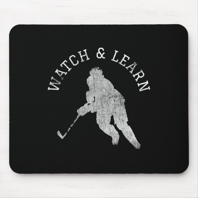 Fun Hockey Player Expertise Bragging Mousepad (Vorne)