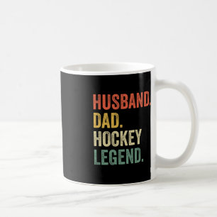 Fun Hockey Player Husband Vater Hockey Legend Vint Kaffeetasse