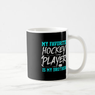 Fun Hockey T-Shirt Brother Novelty Geschenk Gesche Kaffeetasse