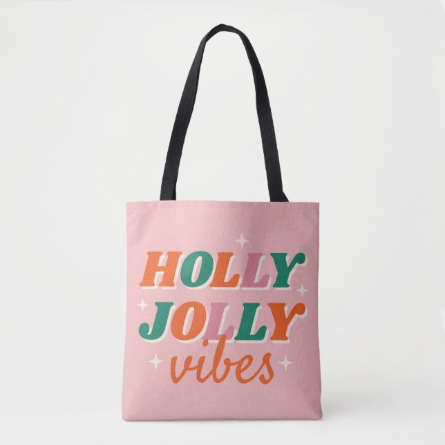 Fun Holly Jolly Vibes Weihnachtsdesign (Vorderseite)