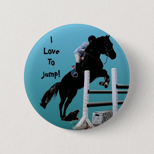 Fun Horse Jumper Button (Vorderseite)