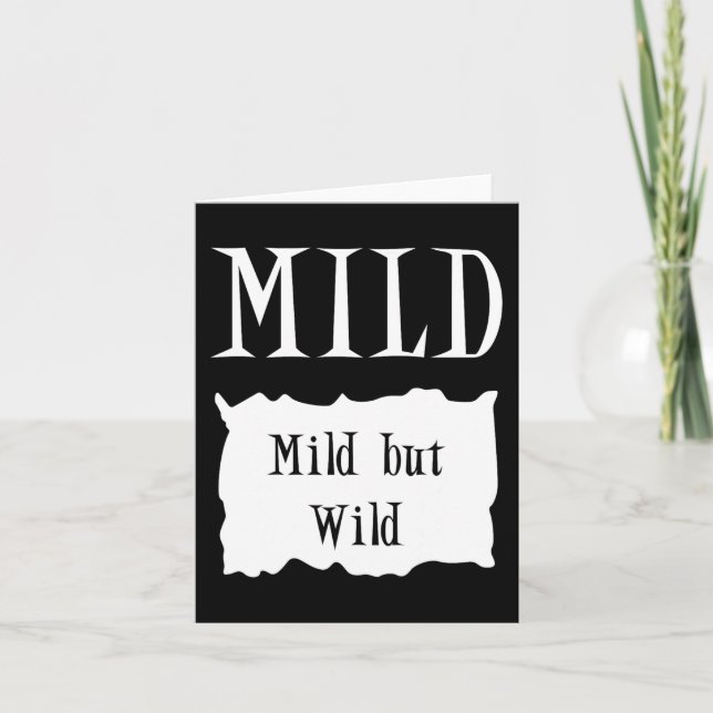 Fun Hot Taco Sauce Gruppe Halloween Kostüm Milde B Karte (Vorderseite)