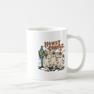 Fun Howdy Ghouls Western Halloween Fall Ghosts Wom Kaffeetasse