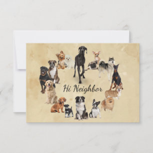 Fun Hund Rasse Haustiere Hund Vielen Dank Dankeskarte