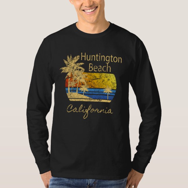 Fun Huntington Beach CA Beach  Graphic T-Shirt (Vorderseite)