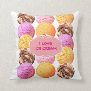 Fun Ice Cream Theme Kissen