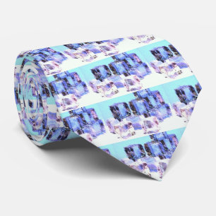 Fun Ice Cubes Print Necktie Krawatte