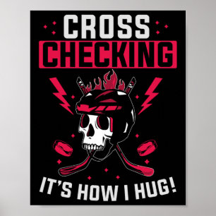 Fun Ice Hockey Eishockey Lover Coach Poster