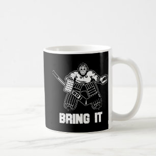 Fun Ice Hockey Player Geschenk Goalie Apparel Graf Kaffeetasse