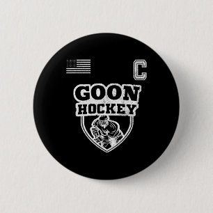 Fun Ice Hockey - Team Goon Captain Button