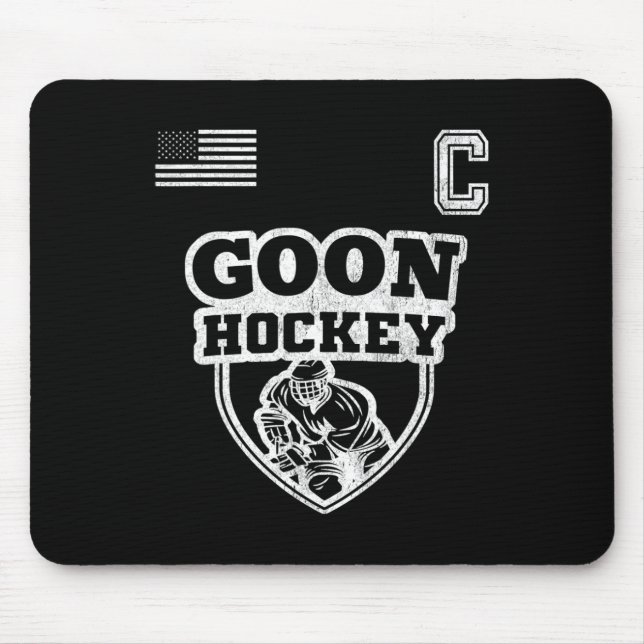 Fun Ice Hockey - Team Goon Captain Mousepad (Vorne)