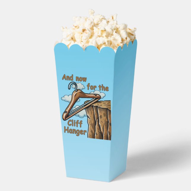 Fun Image of Cliff Hanger with Playful Wordplay Geschenkschachtel (Geplatzt)