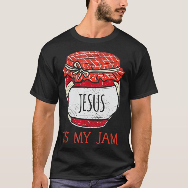 Fun Inspirational Religious Meme  Cute Jesus Is My T-Shirt (Vorderseite)