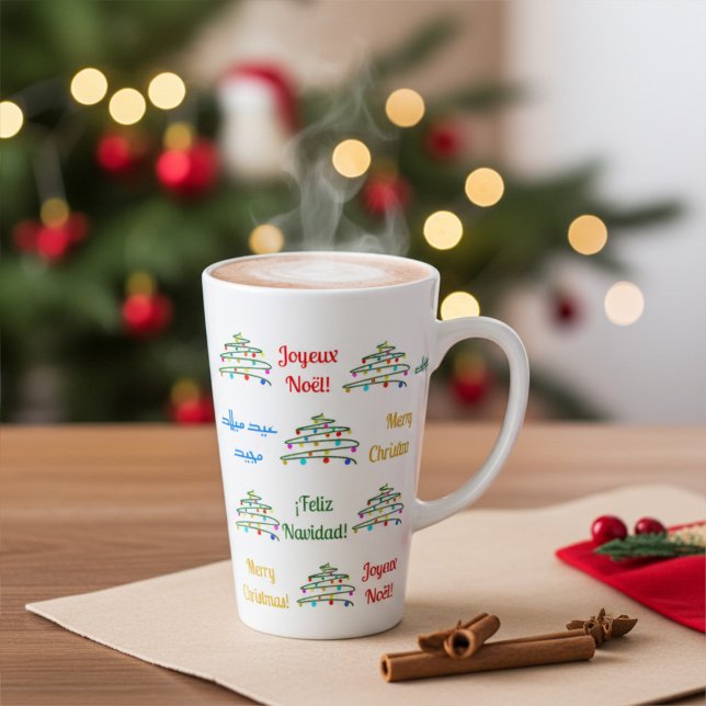 Fun International Frohe Weihnachten & Weihnachtsba Milchtasse (Von Creator hochgeladen)
