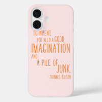 Fun Inventar Zitat Minimalistische Typografie Oran