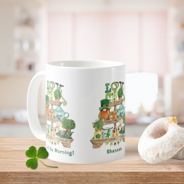 Fun Irish Knickack Stand Custom St Patrick's Day Kaffeetasse (Fun Irish Knickknack Stand Custom St. Patrick's Day Coffee Mug)