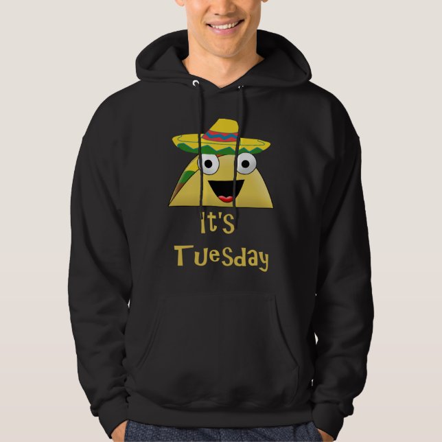 Fun It s Taco Tuesday Festive Taco Hoodie (Vorderseite)