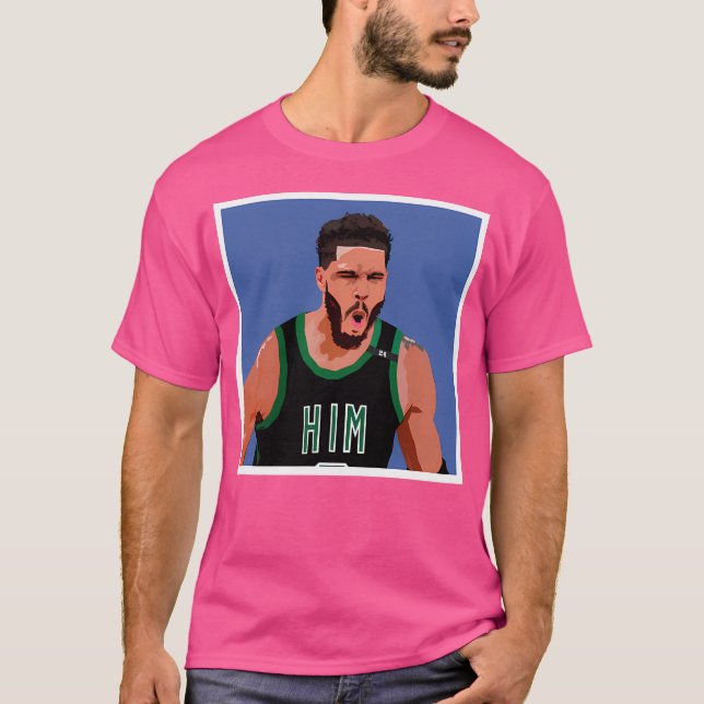 Fun Jayson Tatum Him Portrait T-Shirt (Vorderseite)