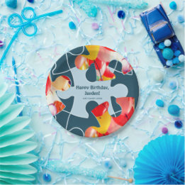 Fun Jigsaw Puzzle Kids Happy Birthday Name Pappteller