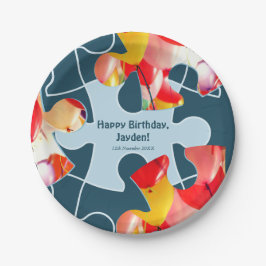 Fun Jigsaw Puzzle Kids Happy Birthday Name Pappteller