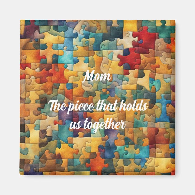 Fun Jigsaw thematisch bearbeitet Magnet (Vorne)