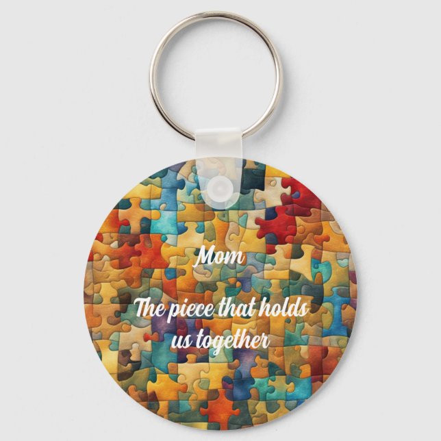 Fun Jigsaw thematisch bearbeitet Schlüsselanhänger (Vorderseite)