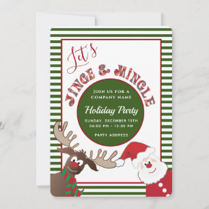 Fun Jingle & mingle Weihnachtsfeier Einladung