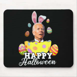Fun Joe Biden Happy Halloween verwirrte Osterfahru Mousepad